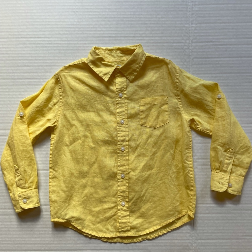 JANIE & JACK Boys Lenin Button Down Shirt size 5